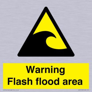 Warning Flash flood area